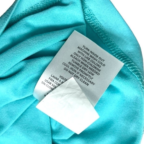 BCBG Girls Teal Ruffle Shoulder Romper - Size 7/8 - Picture 6 of 9